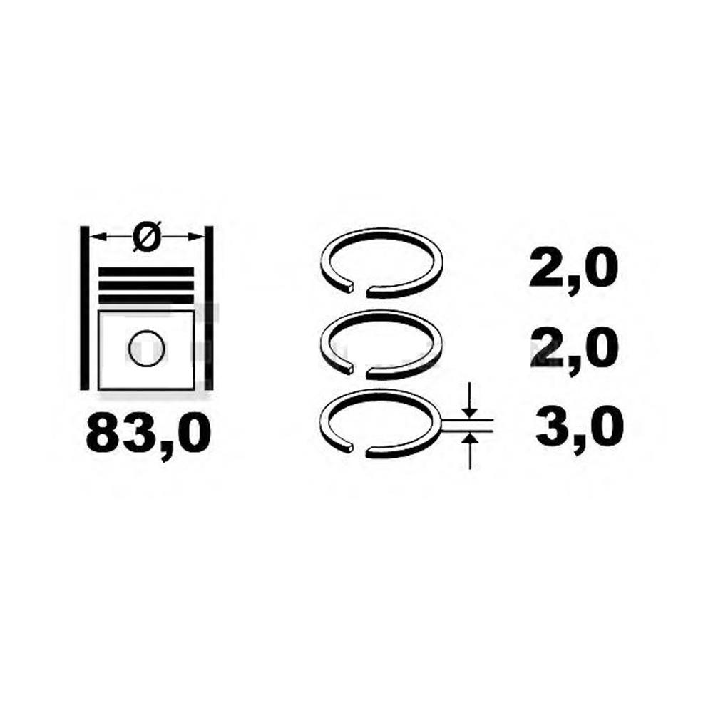 RING KIT-PISTON